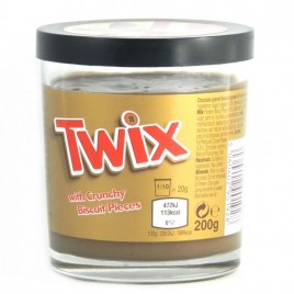 Шоколадная паста Твикс с кус. печенья 200г