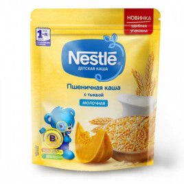 Каша "NESTLE" молочная пауч пшенич. с тыквой 5 мес. 220г