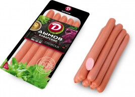 АКЦИЯ!!! Сосиски Баварские 460 гр Дымов