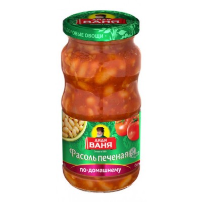 Фасоль печеная По-домашнему Дядя Ваня с/б 480 г
