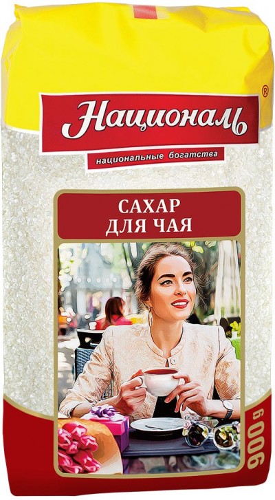 Националь Сахар-песок для чая 0,9 кг