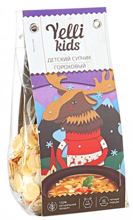 Yelli kids Супчик детский Гороховый 100г