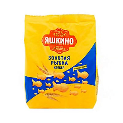Крекер Яшкино золотая рыбка 180г