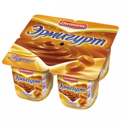 Пудинг Эрмигурт 3% 100г карамель