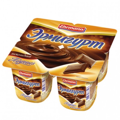 Пудинг Эрмигурт 3% 100г шоколад