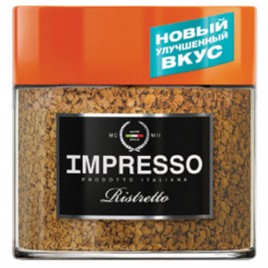 Кофе раствор. сублимированный IMPRESSO Ristretto с/б 100г