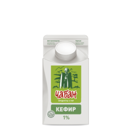 БЗМЖ Кефир "Чабан" 1% 450гр ПюрПак