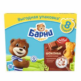 Бисквит Барни шокол. начинка 240г