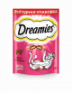 Dreamies для взрослых кошек Лакомые подушечки 140г в асс-те