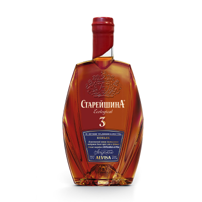 Коньяк Старейшина 3 года 40%  1л.