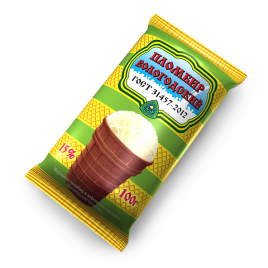 Мороженое Вологодский пломбир стак. ваф. 100г