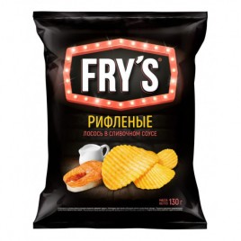 Чипсы Фрайс лосось в слив. соусе 130г