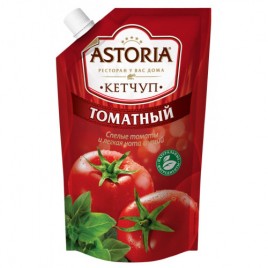 Кетчуп Астория томатный 330гр дой-пак