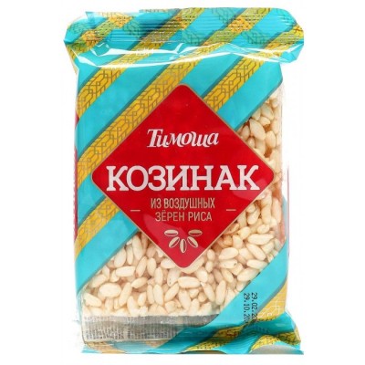 Козинак из воздушных зерен риса 50г.Тимоша