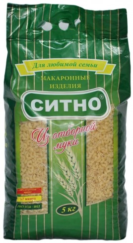 Ситно Макароны Улитки 5кг