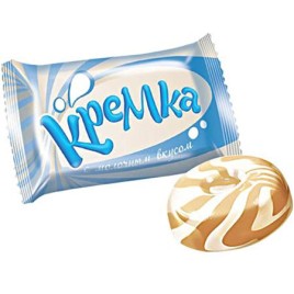 Карамель Кремка с молочным вкусом  Яшкино 1кг