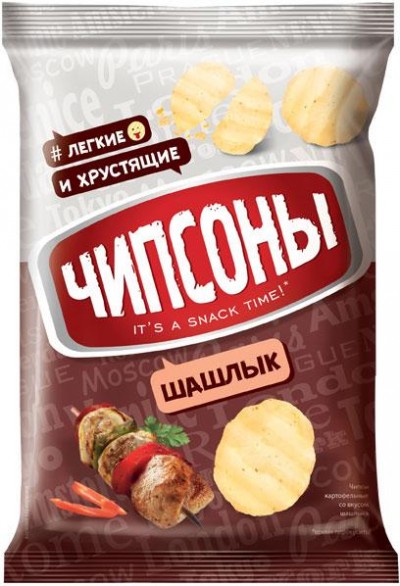 Чипсы Чипсоны 40гр Шашлык