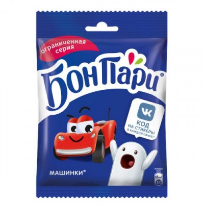 Мармелад машинки БонПари 75г