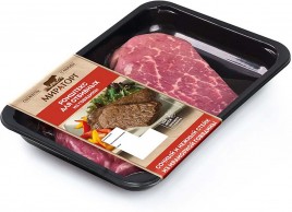 Говядина мраморная Ромштекс охл.470гр Мираторг