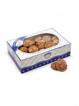 Печенье Овсяное  Мини декор  Полет Темная глазурь 600г.