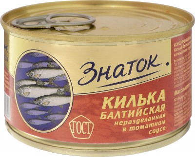 Килька Балтийская в т/с Знаток 240гр