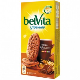 Утреннее печенье Бельвита 225гр Какао