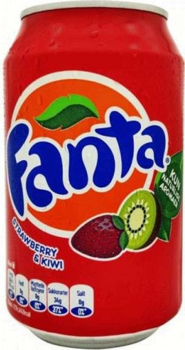 Фанта клубника, киви 0,33л ж/б