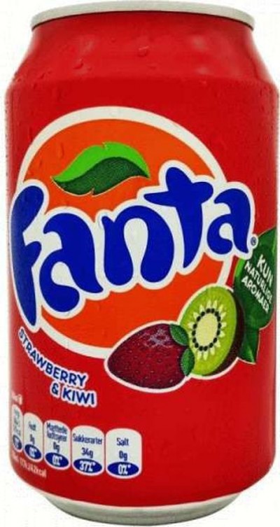 Фанта клубника, киви 0,33л ж/б
