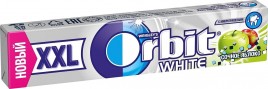 Жевательная резинка Орбит белоснежный Сочное яблоко  XXL 20,4г