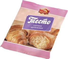 Тесто слоеное дрожжевое 500гр Черемушки