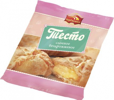 Тесто слоеное бездрожжевое 500гр Черемушки