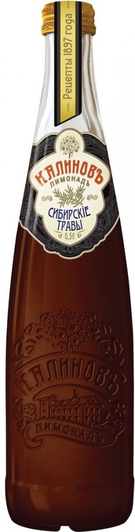 Калинов Лимонадъ Сибирские травы стекло 0.5л.
