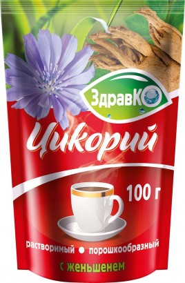 Цикорий растворимый "Здравко" с Женьшенем 100гр