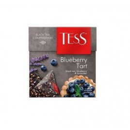 Чай Тэсс черн.  Блюберри Тарт 20п. пирамидки