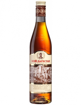 Коньяк Российский "Мой Дагестан" четырехлетний 0,5л 40%