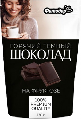 Какао-напиток"Горячий шоколад" на фруктозе 170гр Фиодар