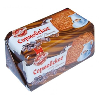 Пломбир с крошкой из шоколадной глазури Домик в деревне 80гр