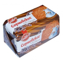 Пломбир с крошкой из шоколадной глазури Домик в деревне 80гр