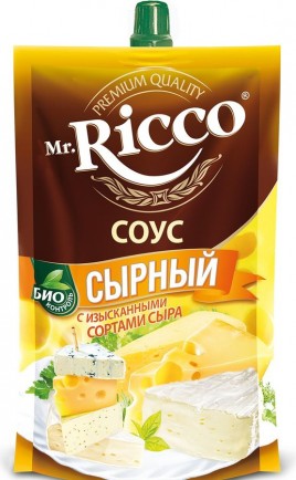 Соус Mr.Ricco Сырный 210г.дой-пак