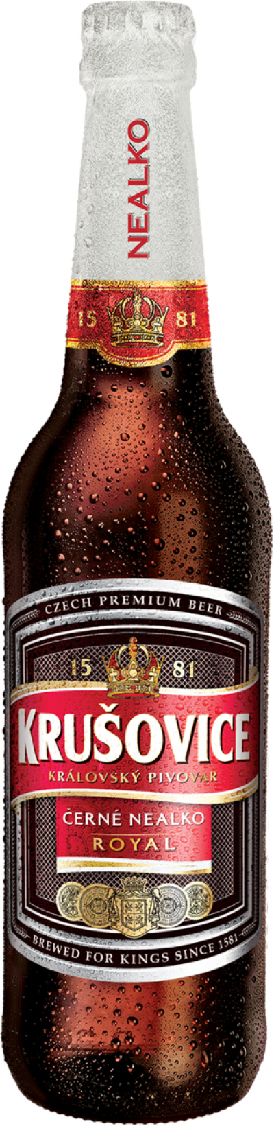 Пиво темное б/а Крушовице Черне Неалко 0,45л ст/б
