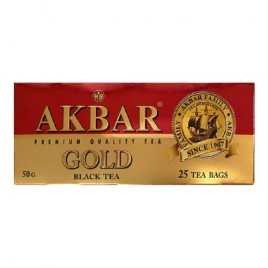 Чай Акбар черный Голд 25пак. 50гр