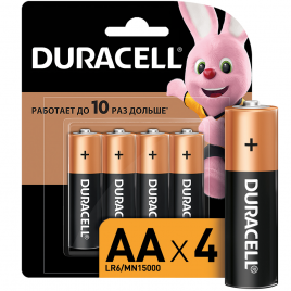 Батарейки Duracell MN1500  АА LR6 4шт