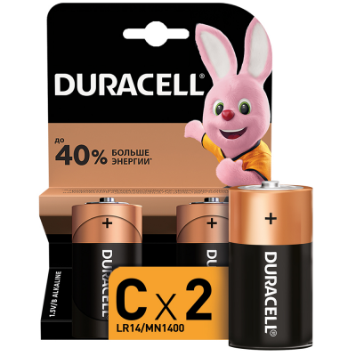 Батарейки Duracell LR14 2шт