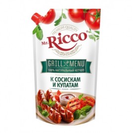 Кетчуп Mr.Ricco К сосискам и купатам дой-пак 350гр