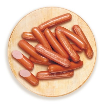 Сосиски Молочные ц/о 1кг. ДТ Рублевский