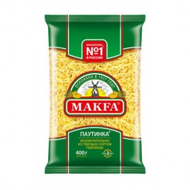 Макфа Макаронные изделия Вермишель паутинка 400г
