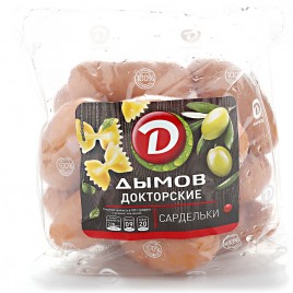 АКЦИЯ!!! Сардельки Докторские в защ. среде  1 кг  Дымов