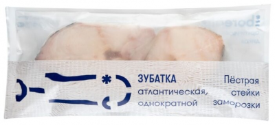 Зубатка пестрая стейк с/м 600г Borealis