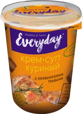 Крем-суп EVERYDAY куриный с прованскими травами и сух. 32гр