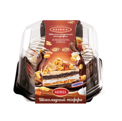 Торт Шоколадный тоффи 580гр Мариэль